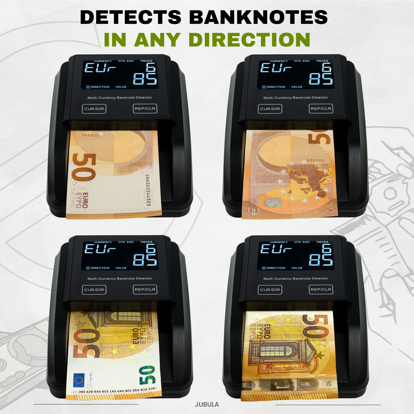 Jubula FD-50 UV MG MT Fake Money Currency Detector