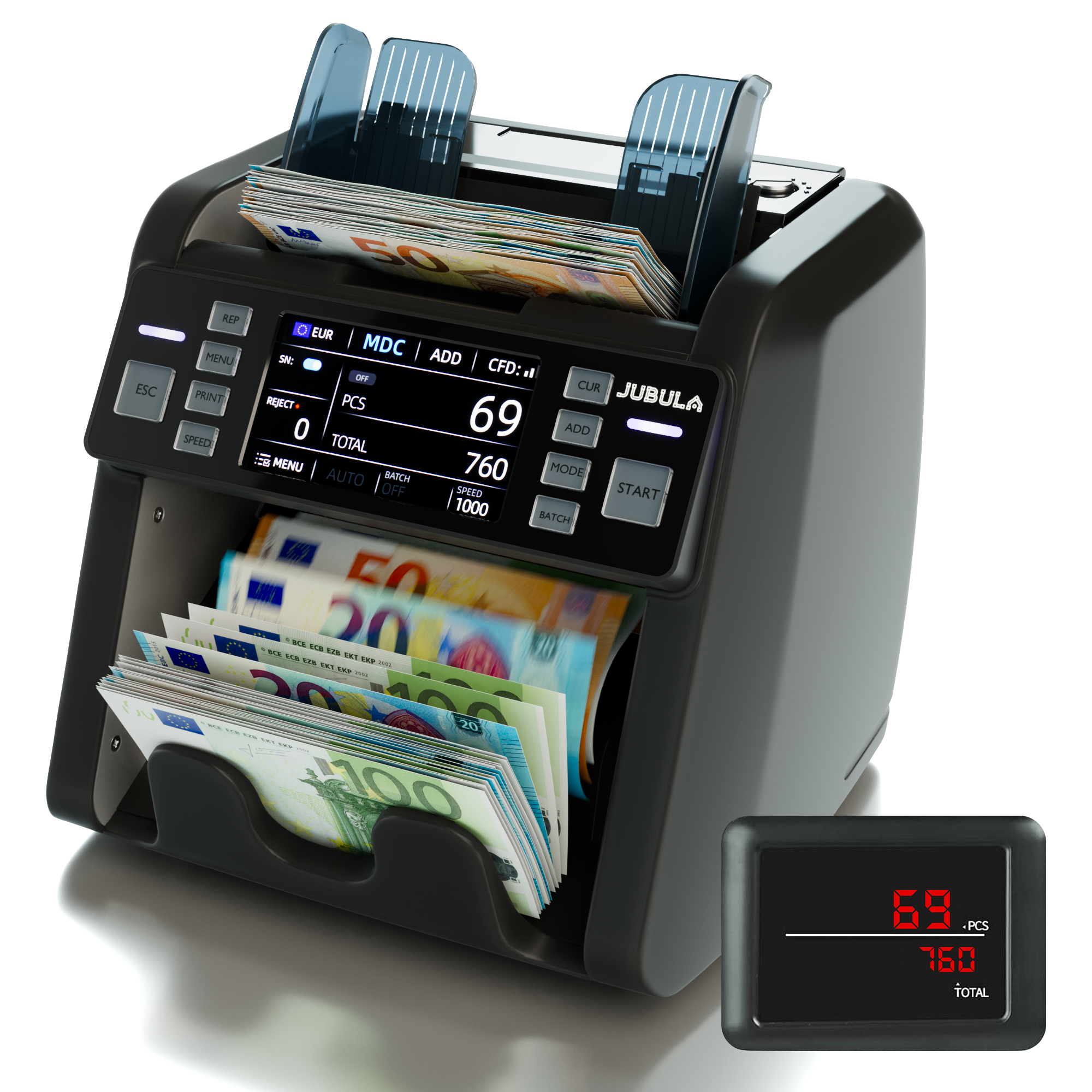 Biljetten telmachine - Snel, Accuraat & Valse Detectie Biljetten telmachine - Snel, Accuraat & Valse Detectie
