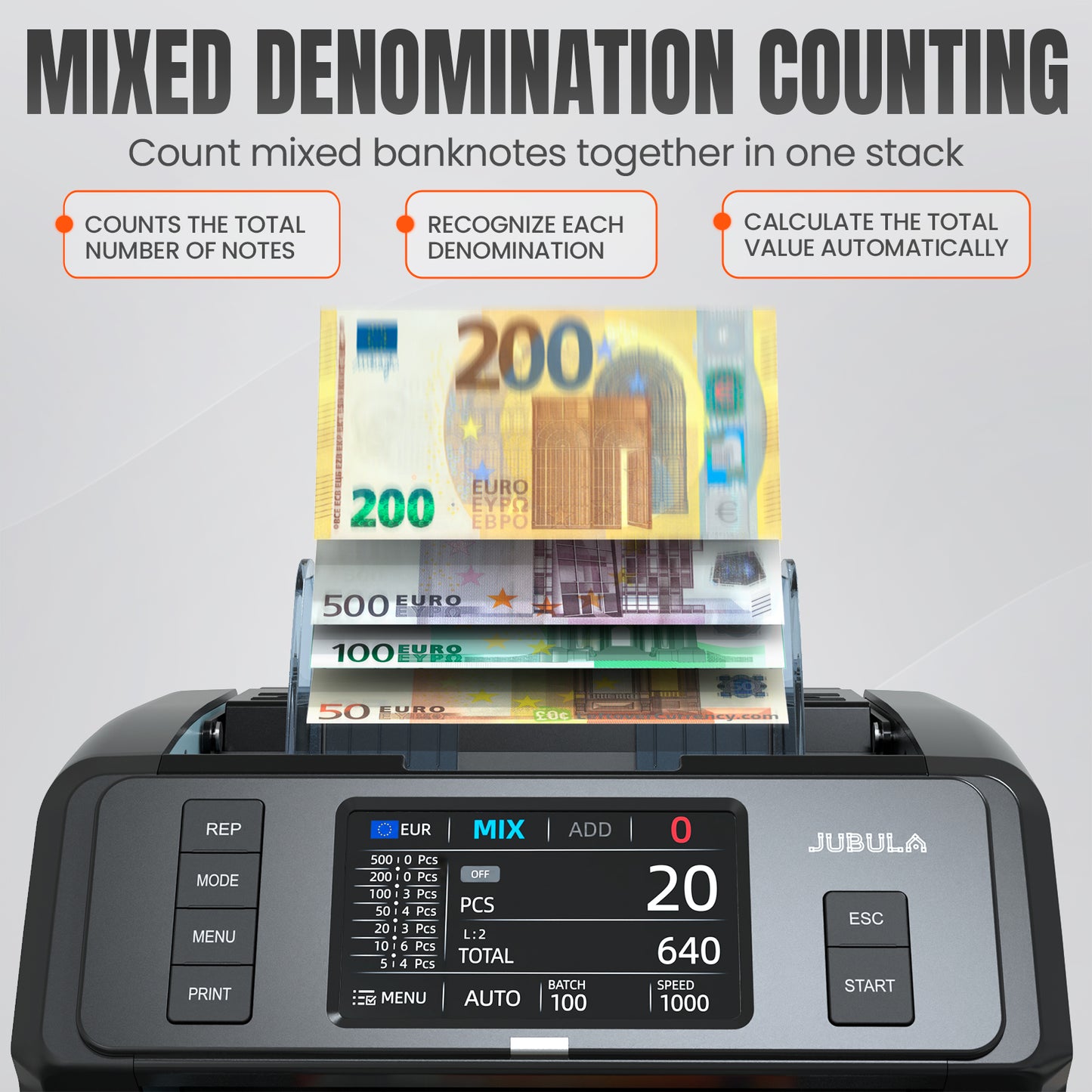 Jubula MV-400 Money Counting Machine